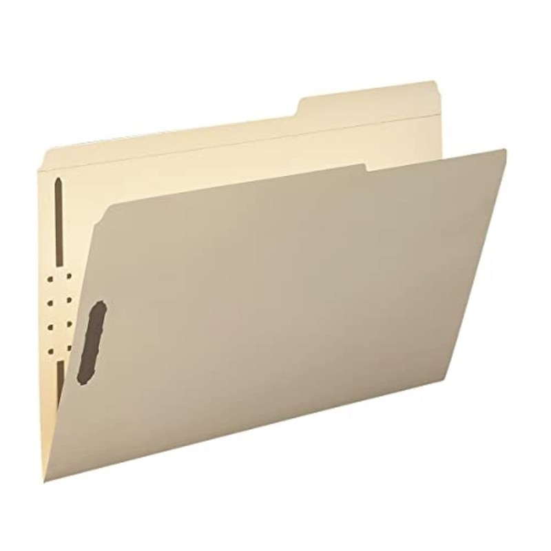 Smead 19587 Fastener File Folder, 2 Fasteners, Reinforced 2/5-Cut Tab Right Posi