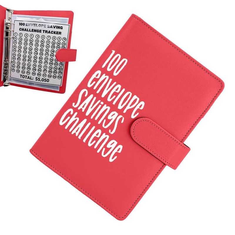 100 Envelope Challenge Budget Planner, $5,050 Money Saving Cash Challenge Book gallery