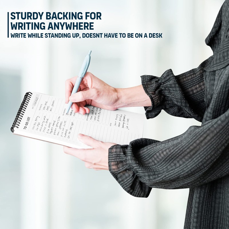 To Do List Notepad: With Multiple Functional Sections - 6.5 x 6.5x9.8”, White gallery