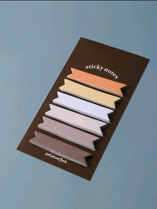1pc Multicolor Sticky Notes Index, Sticky index tabs