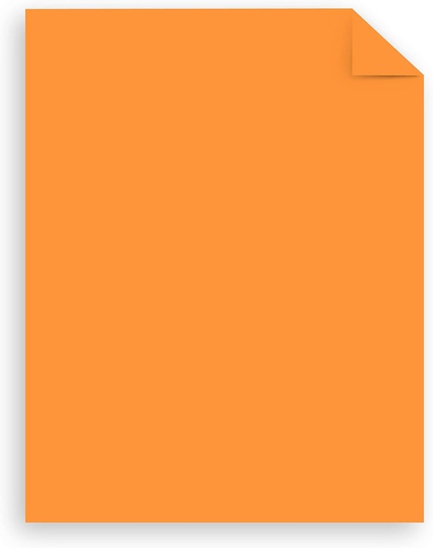 Mega Collection, Colored Paper, Bright Orange, 625 Sheets, 24 lb/89 gsm, 8.5"... gallery