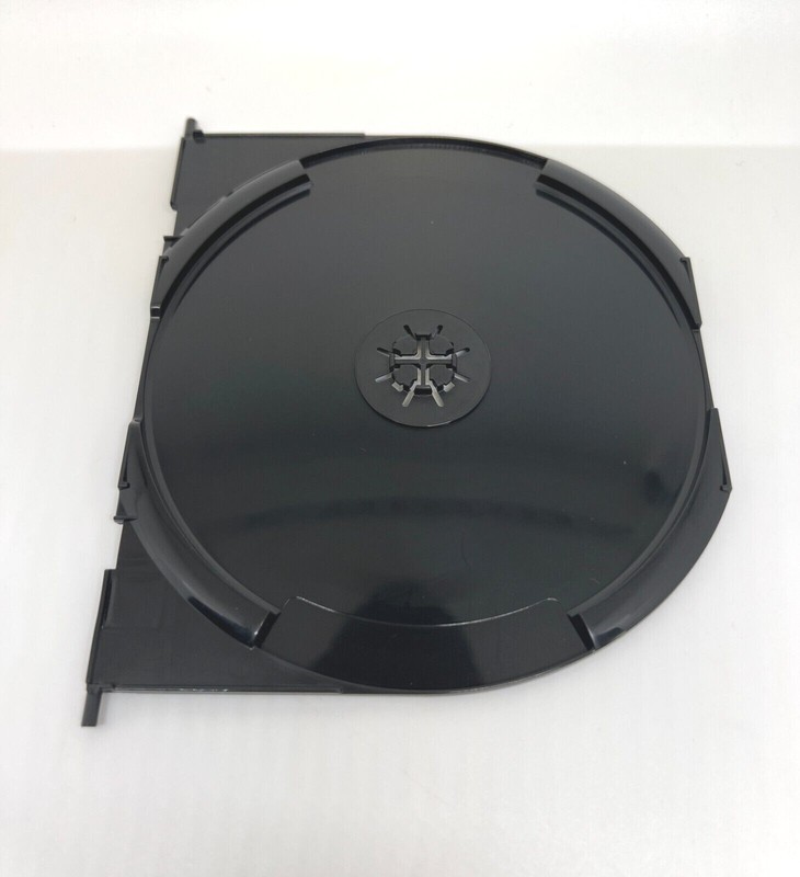 SALE! 2 PCS SINGLE FLIP DVD TRAY FOR DVD CASES, BLACK, TRAY ONLY, DVD-TPDTE-1