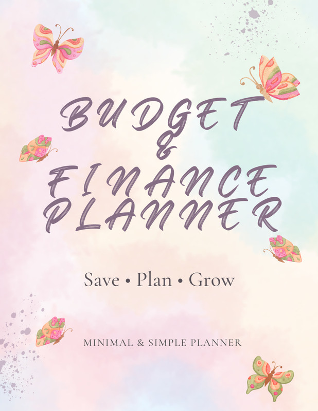Budget Planner PDF | Expense Tracker, Savings & Finance Organizer gallery