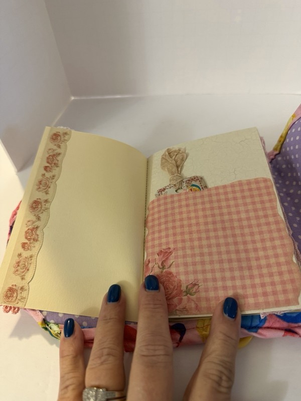 Handmade Junk Journal Beautiful Butterfly Material Measures 6.5x5.5 - Eclectic gallery