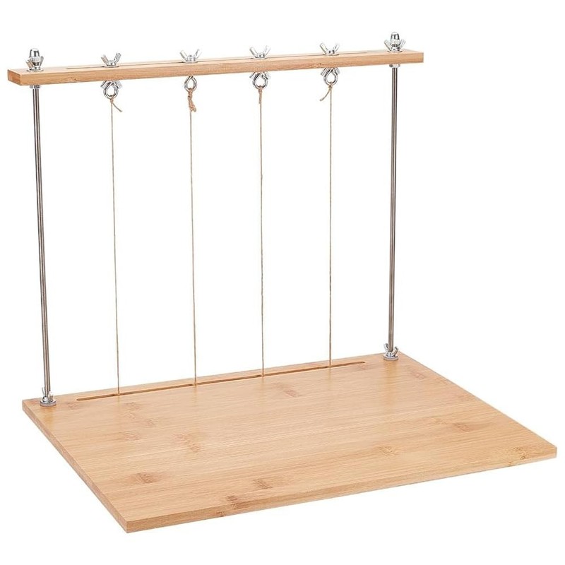 Bookbinding Sewing Frame Set, Wood Book Binding Kit with Rectangle Frame, DIY…