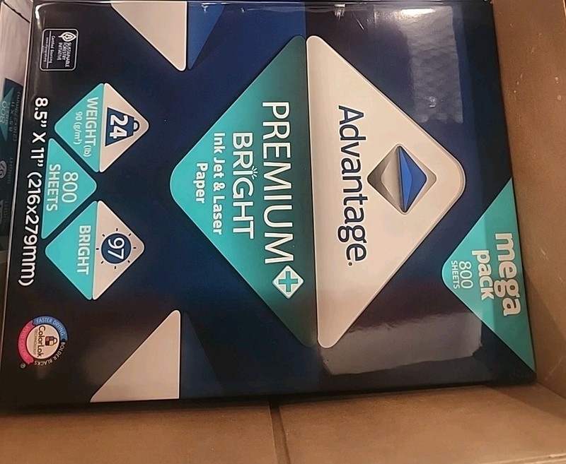 Advantage Multi Purpose Paper - Premium Bright Ink Jet & laser Paper 8.5'' X 11"