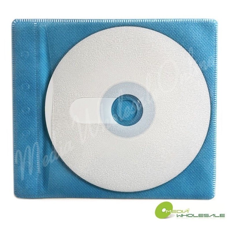 100 Non Woven CD DVD Multi Color Double Sided Plastic Sleeve - HOLD 200 discs gallery
