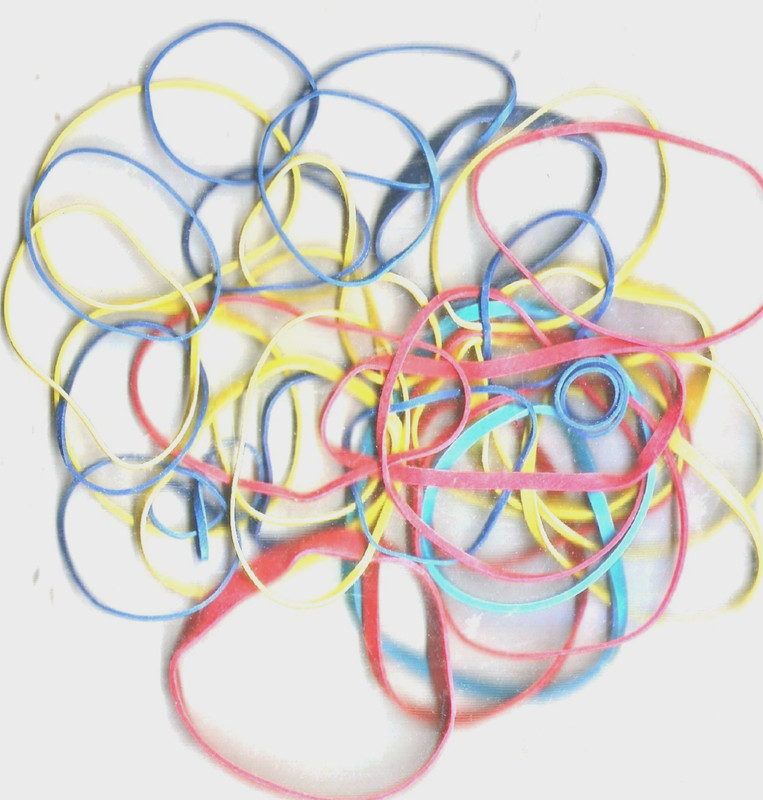 Assorted Sizes Rubber Bands Multi Colored Strong ..''FREE SHIPPING'''