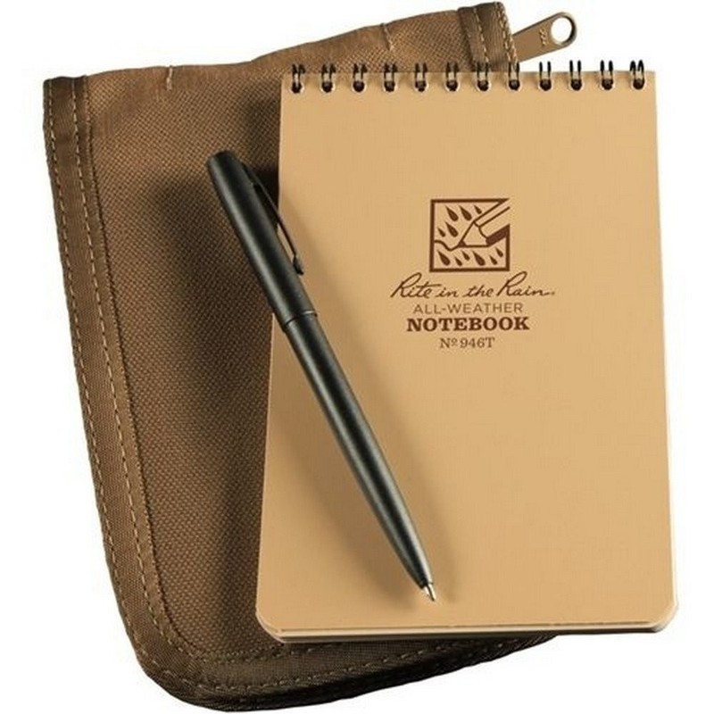 Rite in the Rain RiteRain 4x6 TN Notebook Kit Tan 4"" x 6"" 946T-KIT