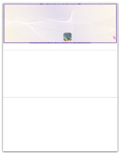 Blank Check Paper, Premium High-Security with Hologram & 22 Security Features gallery