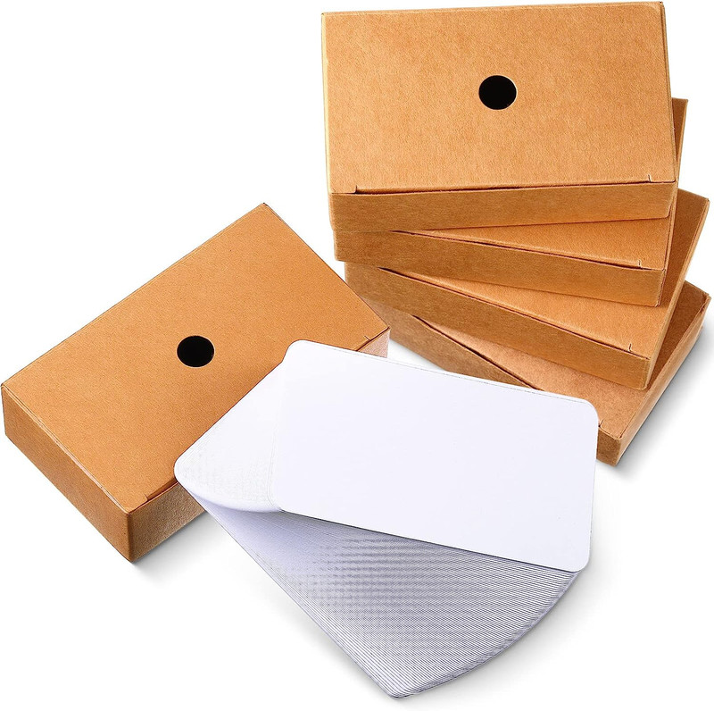 500 Pcs Blank Business Cards Cardstock 2 x 3.5 Blank White Business Cards S
