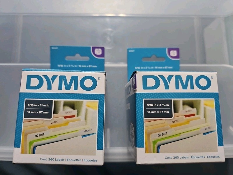Dymo LabelWriter File Folder 30327 Label Printer Labels 260 ct 2 Boxes 520 Count