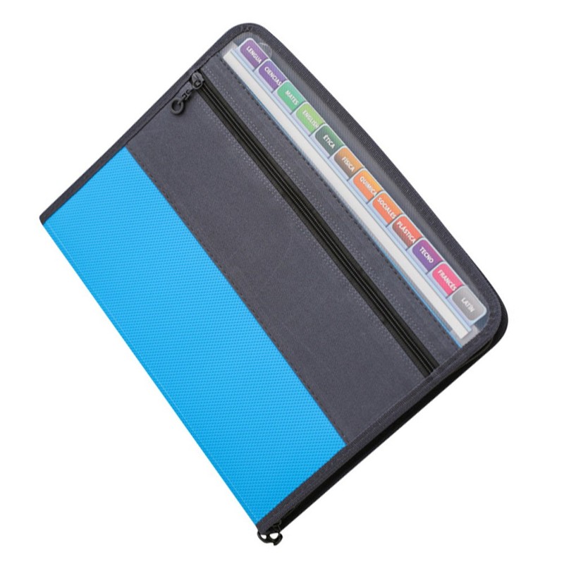 Expanding File Folder with Zipper Expandable Folders for Documents Accordion
