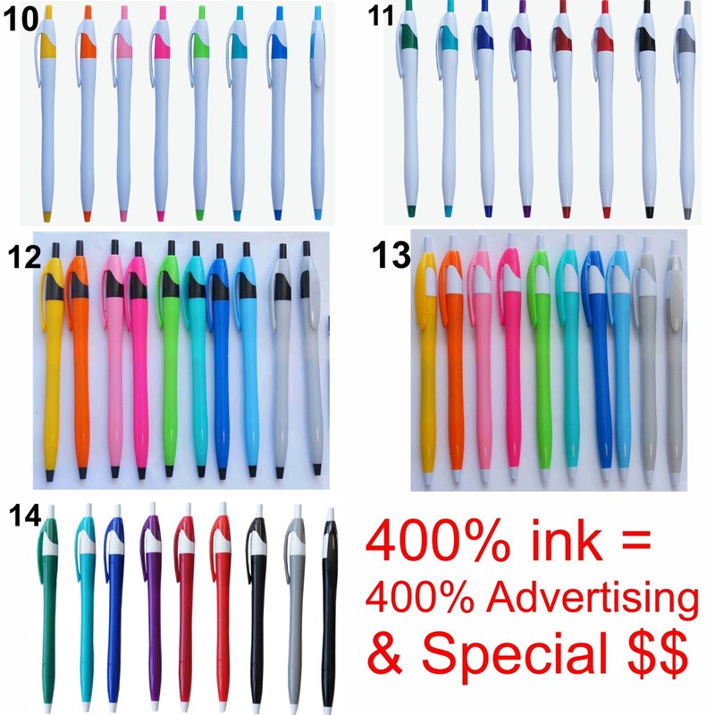 Promotional Pens – CUSTOM PRINT, 4X CAPACITY – in Sets of 1000 pens **** SALE***