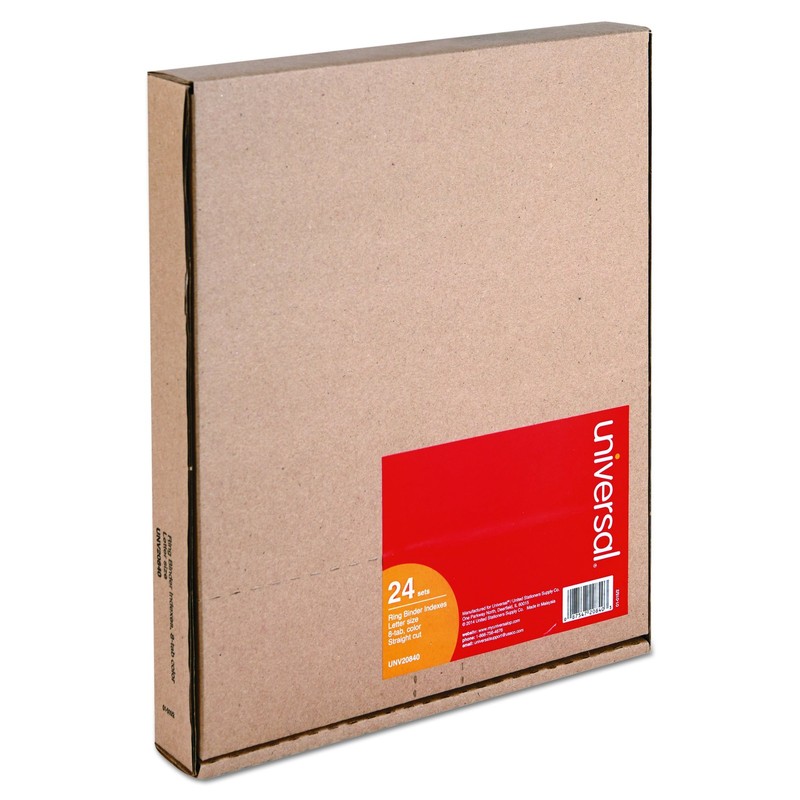20840 Economical Insertable Index, Multicolor Tabs, 8-Tab, Letter, Buff, of 2... gallery