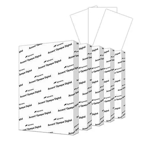 Accent Opaque Digital Copy Paper 12” x 18” 50lb Text Smooth 5/boxes 2500 Sheets