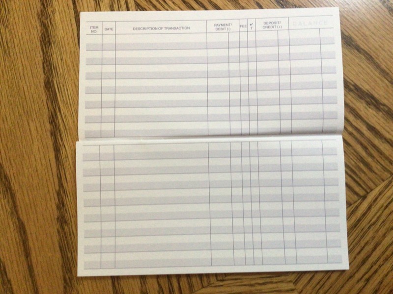 3 [ THREE ] "Easy To Read Register" for Personal Checkbook; 2025 - 2026 - 2027 gallery