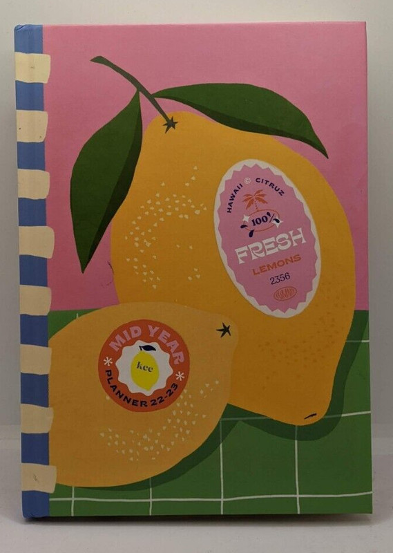 Fresh Lemons- Mid- Year Planner (June 2022 to August 2023)