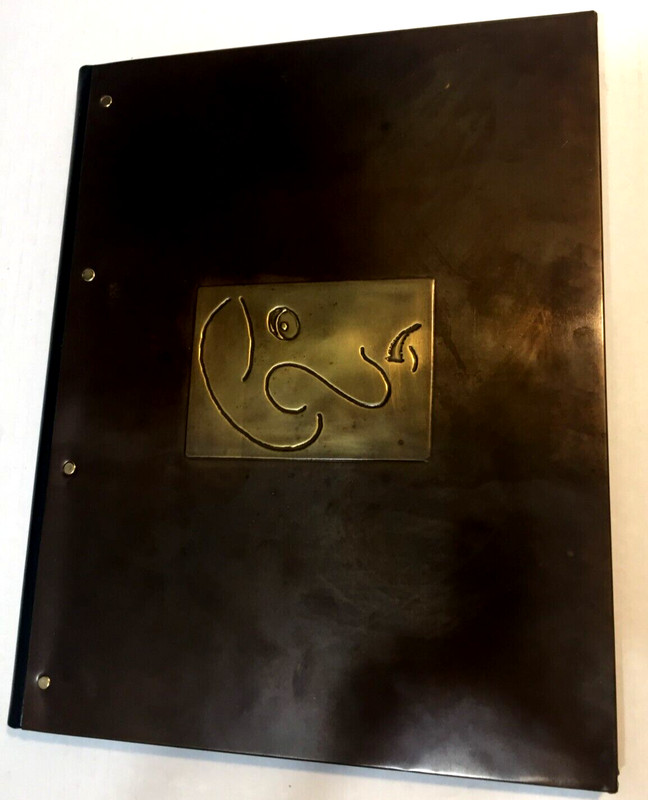 Presentation Folder Real Copper Front Holds 9 1/2″x 11″ Two Pocket Hard Cover 1c