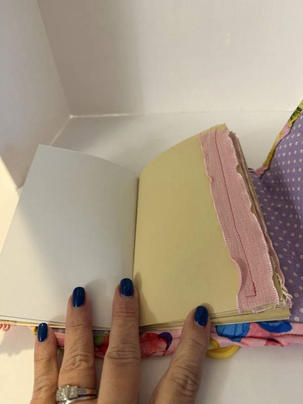 Handmade Junk Journal Beautiful Butterfly Material Measures 6.5x5.5 - Eclectic gallery