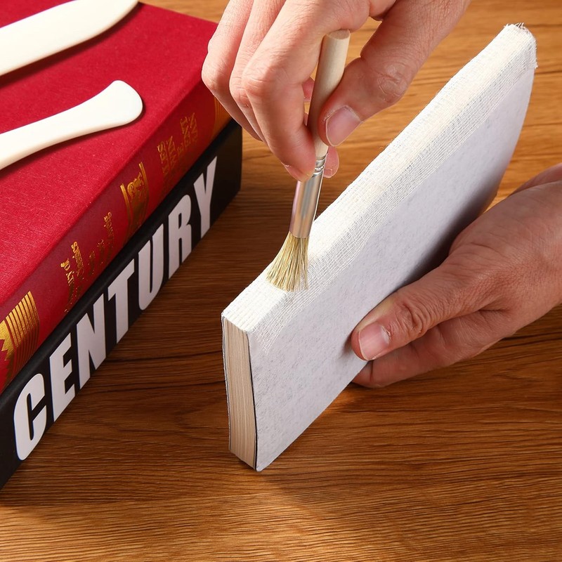 Book Binding Kit, Includes 39 x 45 Inch Book Binding Cloth, 2 Bone Folder Tools, gallery