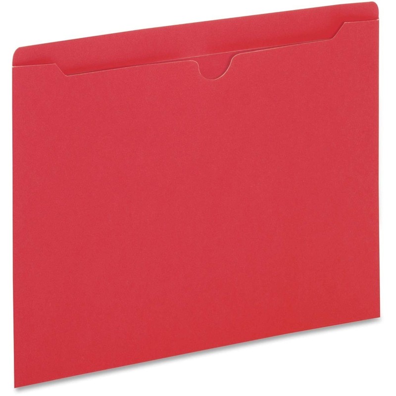 Pendaflex Colored File Jackets Reinforced Tab Flat Letter Size Red 100 Jackets
