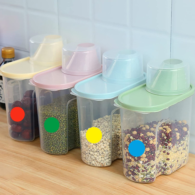 3000 Pcs 1" round Color Coding Circle Dot Labels on 6 Rolls, 500 Count Each, Inc gallery