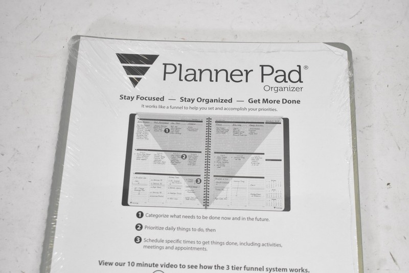 Planner Pad 2026 Academic Year Weekly Planner Large Gray Spiral Bound Organizer gallery
