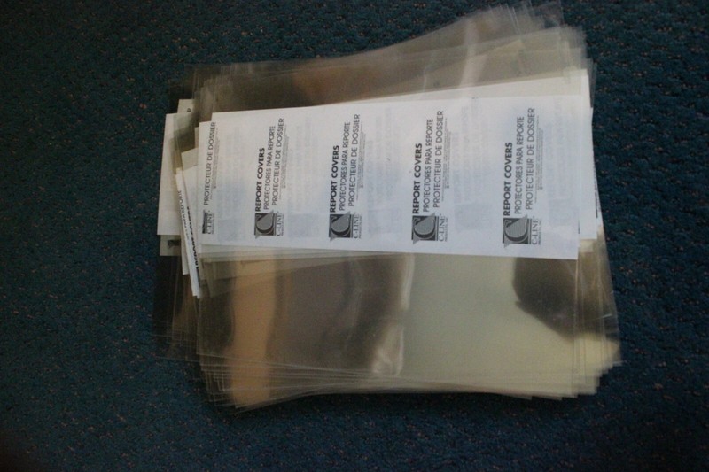 Clear Protective Reporting Covers 75 Sheets