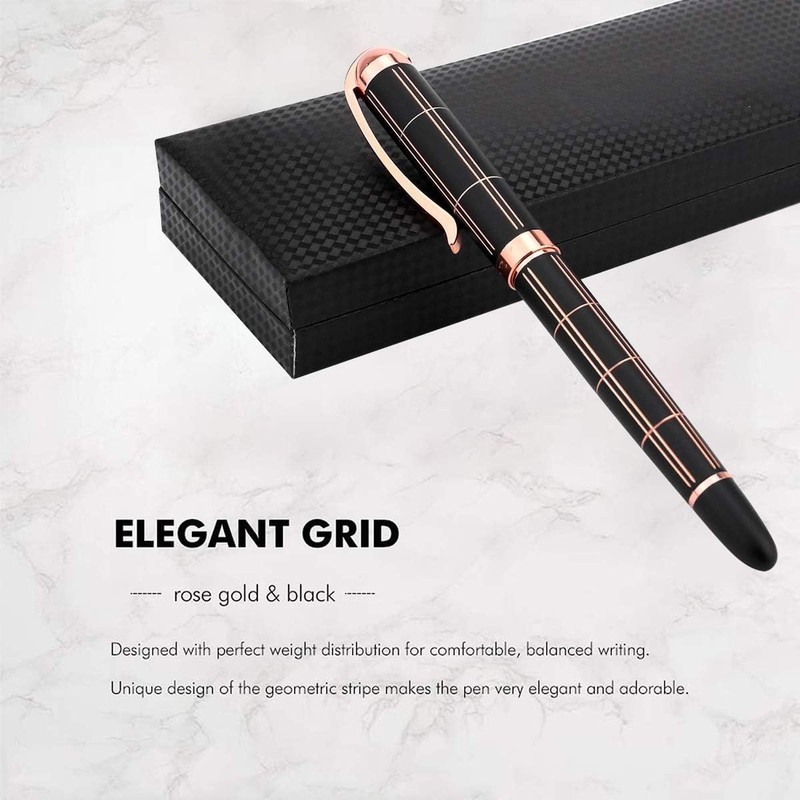 2PCS Rollerball & Ballpoint Pen Set Rolling Pens Liquid Ink Wirting Pen with ... gallery