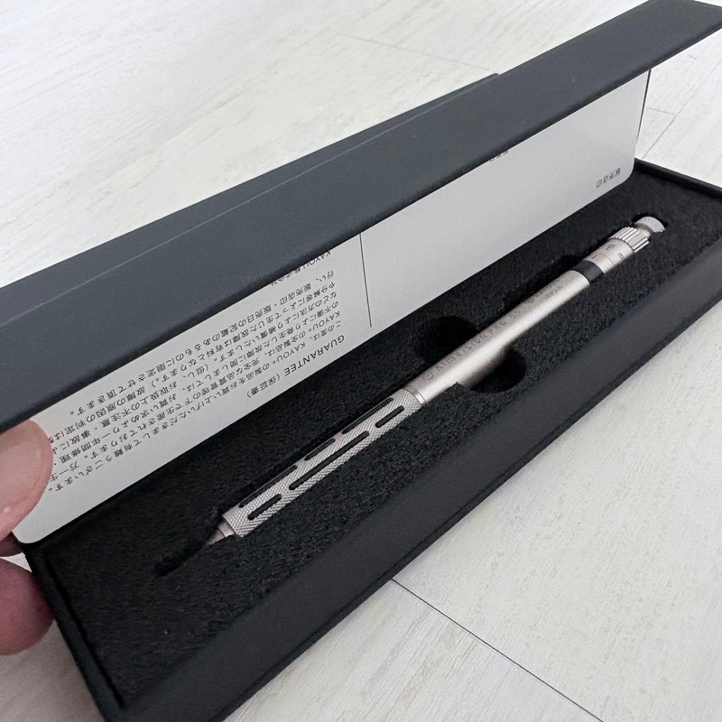 Kayou+ AimVision PRO Titanium Gold Drafting Mechanical Pencil Made in Japan