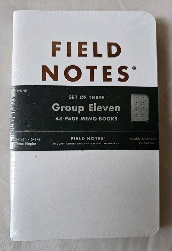 Field Notes Group Eleven Limited Edition Notebooks FNC-45 SEALED