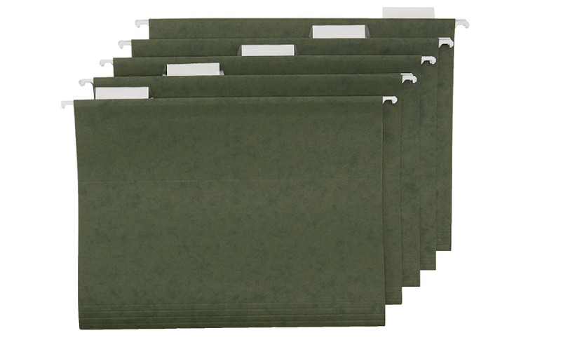Hanging File Document Organizer 25 Pack Letter Size Keeps Folder Cabinet Desk US gallery