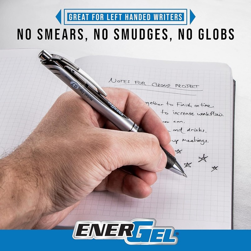 Pentel EnerGel RTX Retractable Liquid Gel Pen, Creator Expressions Pack, 0.7mm gallery