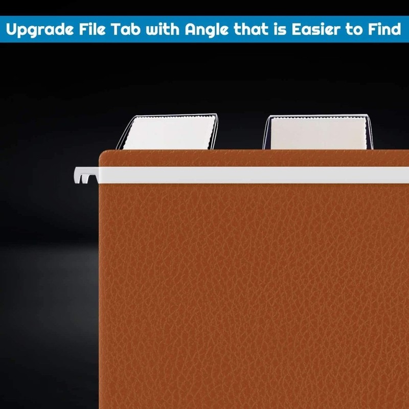 File Folder Tabs, 100 Sets Hanging File Folder Labels 2" Tabs and Inserts for gallery