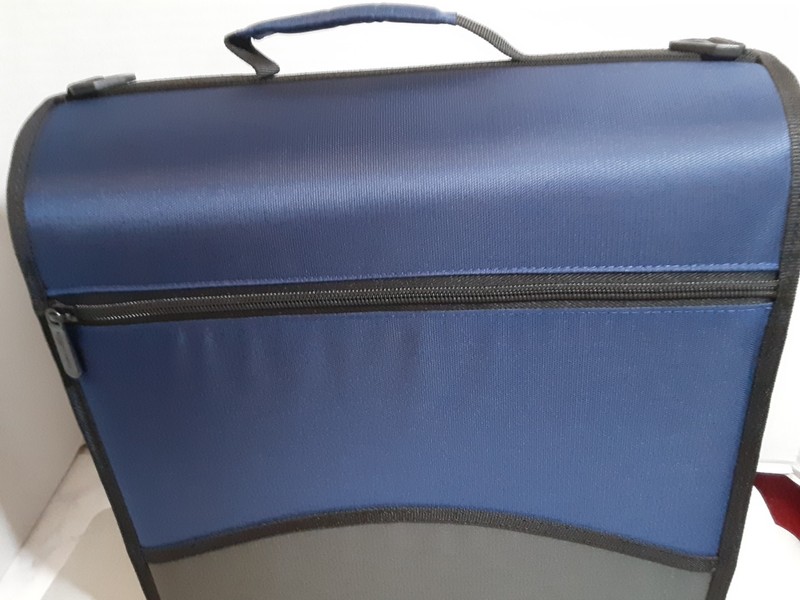 Amazon Basics 3 Ring Zipper Binder D-Ring Blue New gallery