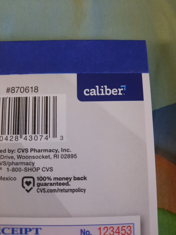 Caliber Money Rent Receipt Book 2-Part Carbonless Pad Lot Of 16 gallery