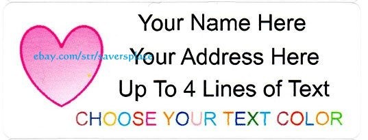 60 pcs Personalized Return/Mailing Address labels - 1" x 2.625" -Free Shipping gallery
