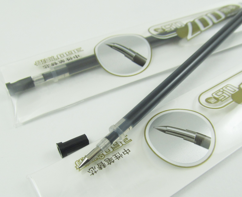 1 box 20 pcs M&G MG-007 0.5mm pipe Black Gel Ink Pen refills new