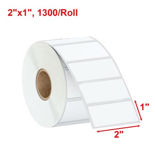 Direct Thermal Labels Multiple Sizes BPA Free Permanent Adhesive for Zebra 2844