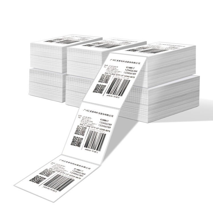 4000pcs Direct Thermal Labels Stickers Roll 4x6 Shipping Zebra ZP450 2844 Amazon