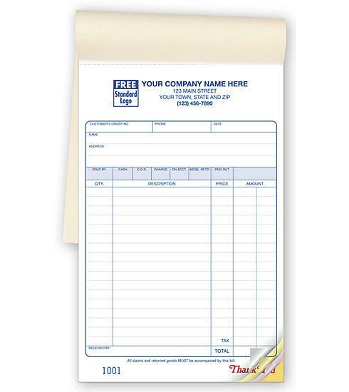 1000 Multi-Purpose Sales Forms / 20 Books, 5.5″ x 8.5″ / Nebs/Deluxe 55-2 Part