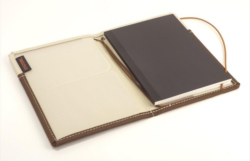 Kokuyo Systemic Notebook Cover With Pocket A6 48 Leaf Brown No-659B-3 Polyester gallery