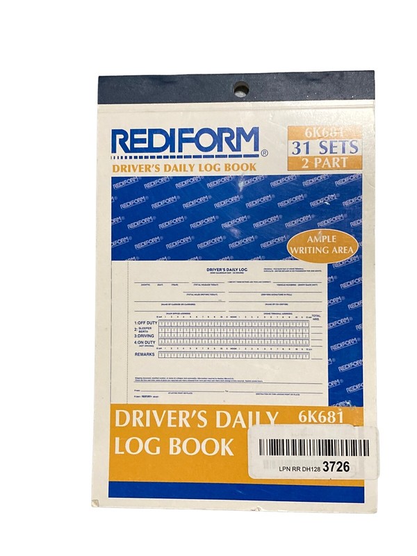 Rediform Driver’s Daily Logs Duplicates with Carbons 31 Sets/Book