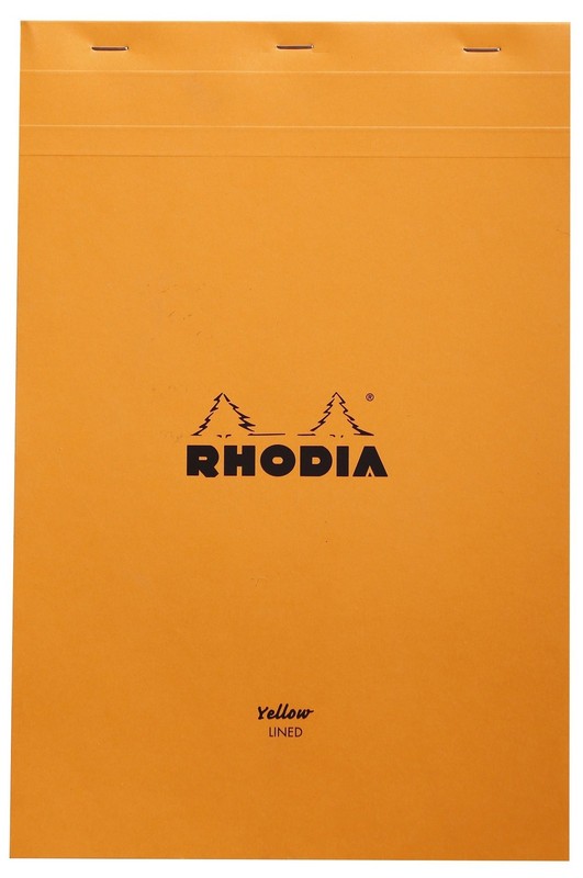 Yellow Page Notepad, No19 A4+, Lined – Orange (19660C)