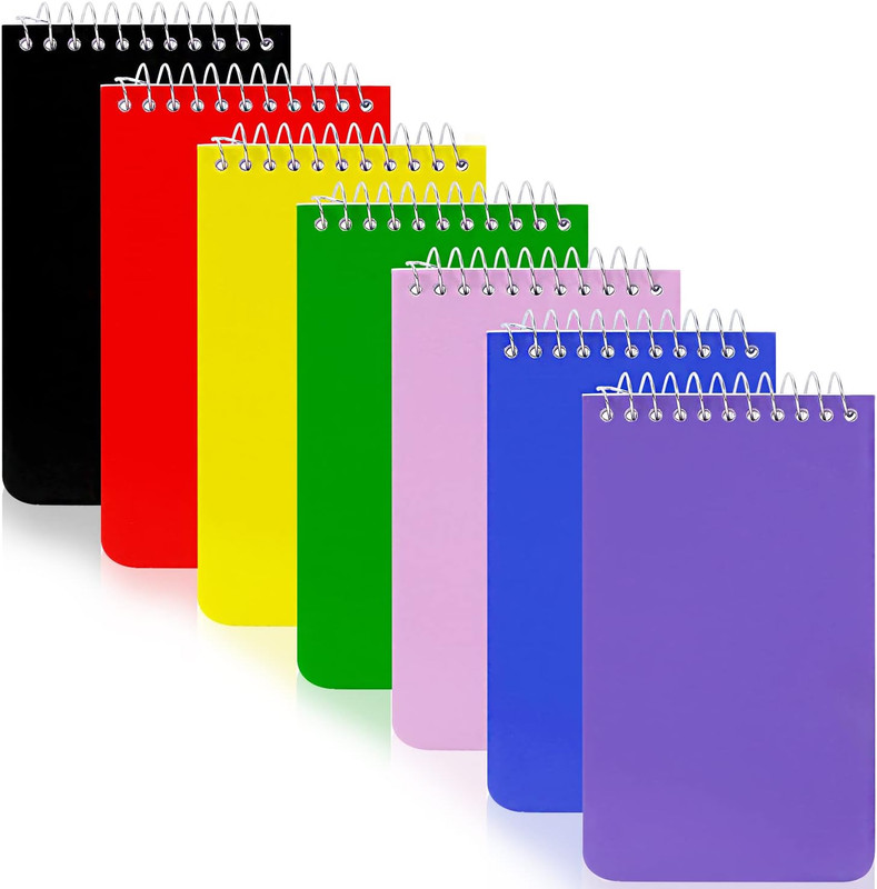 Small Notebooks, Pocket Notebook 3X5, Spiral Notepads, Memo Pads for Office, Hom