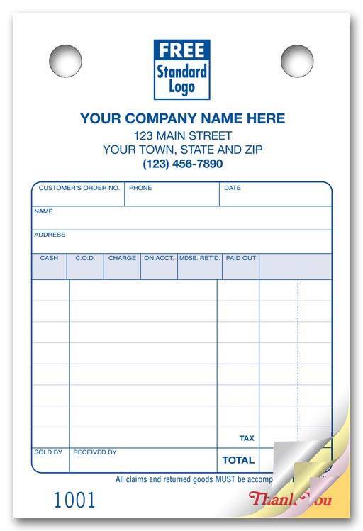 250 Multi-Purpose 2 Part Register Forms, Classic Small Format NEBS Deluxe 609-2