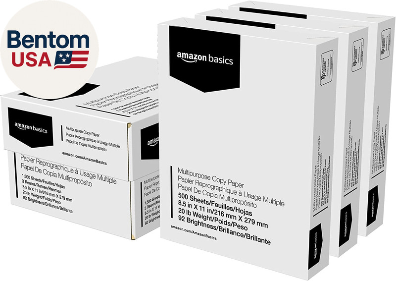 Multipurpose Copy Printer Paper, 20 Lb, 8.5 X 11 Inches, 3 Reams (1,500 Sheets), gallery
