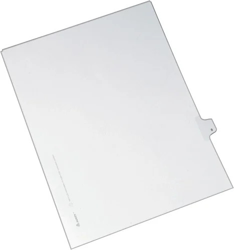 Legal Exhibit Allstate(R) Style Dividers 8 Side Tab 8.5x11in 25 Sets/PK – 1EA