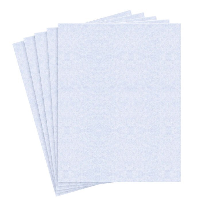 Astroparche Blue Parchment Card Stock - 65 lb, 8.5" x 11", 250 Pack